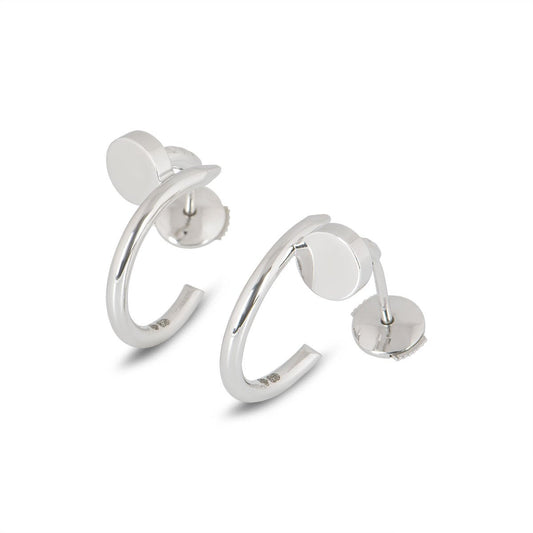 [Charm Aries Jewelry]JUSTE EARRINGS SILVER