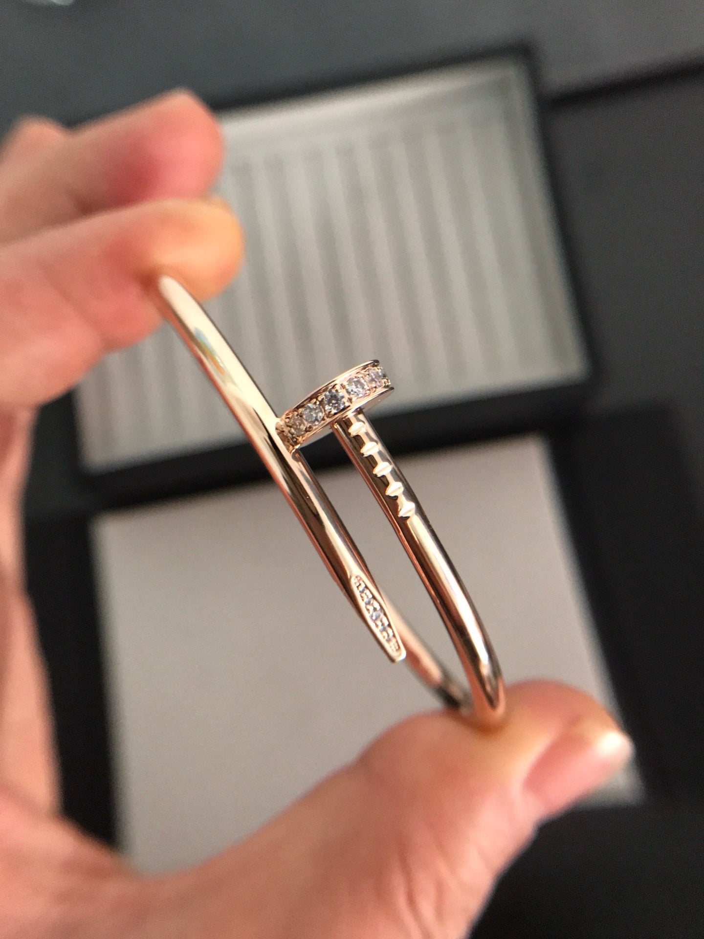 [Charm Aries Jewelry]JUSTE BRACELET 3.5MM DIAMONDS