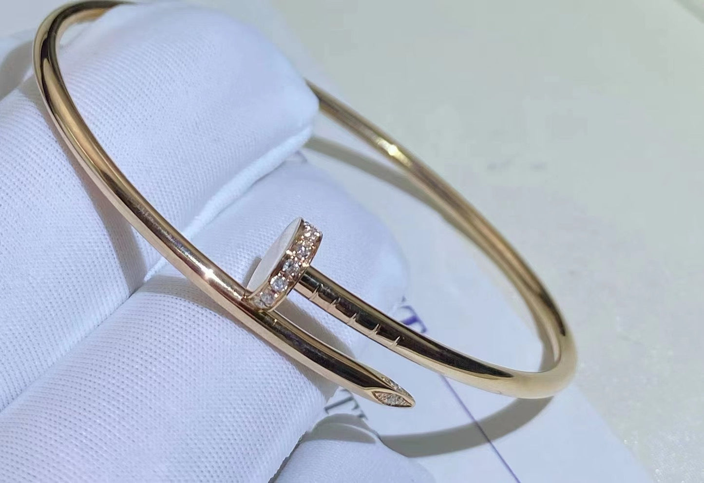 [Charm Aries Jewelry]JUSTE BRACELET 2.5MM DIAMONDS