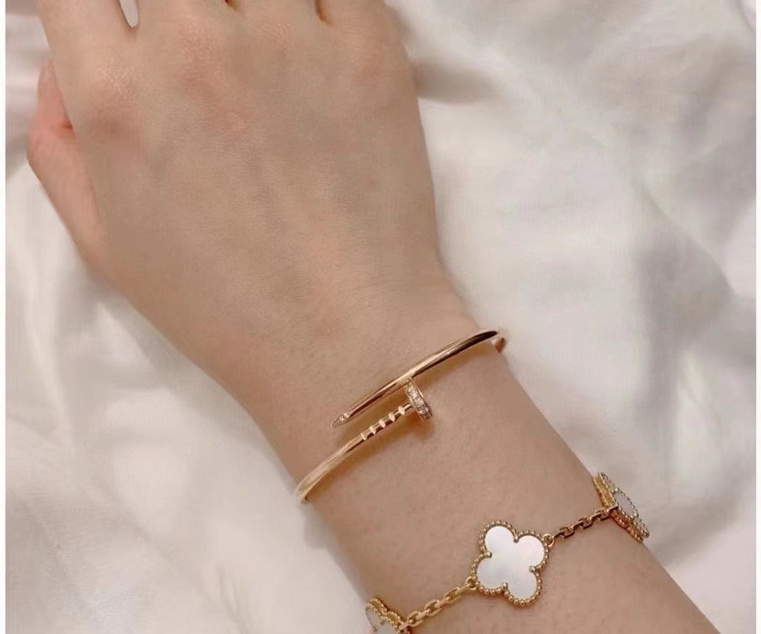 [Charm Aries Jewelry]JUSTE BRACELET 2.5MM DIAMONDS