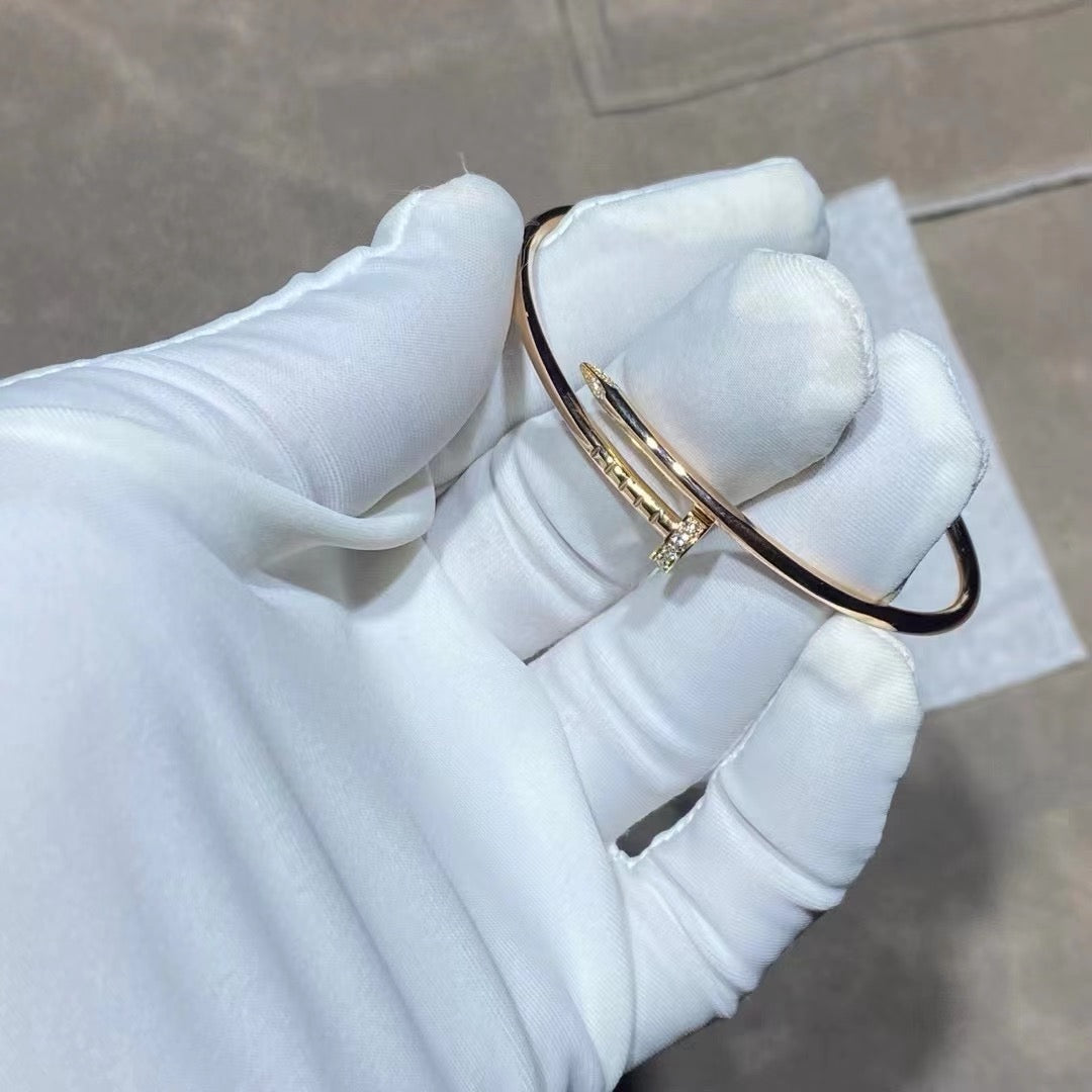 [Charm Aries Jewelry]JUSTE BRACELET 2.5MM DIAMONDS