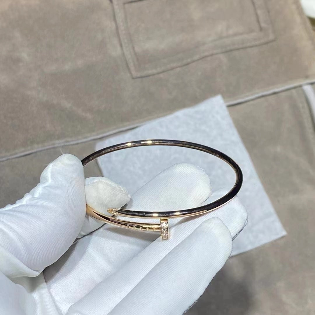[Charm Aries Jewelry]JUSTE BRACELET 2.5MM DIAMONDS