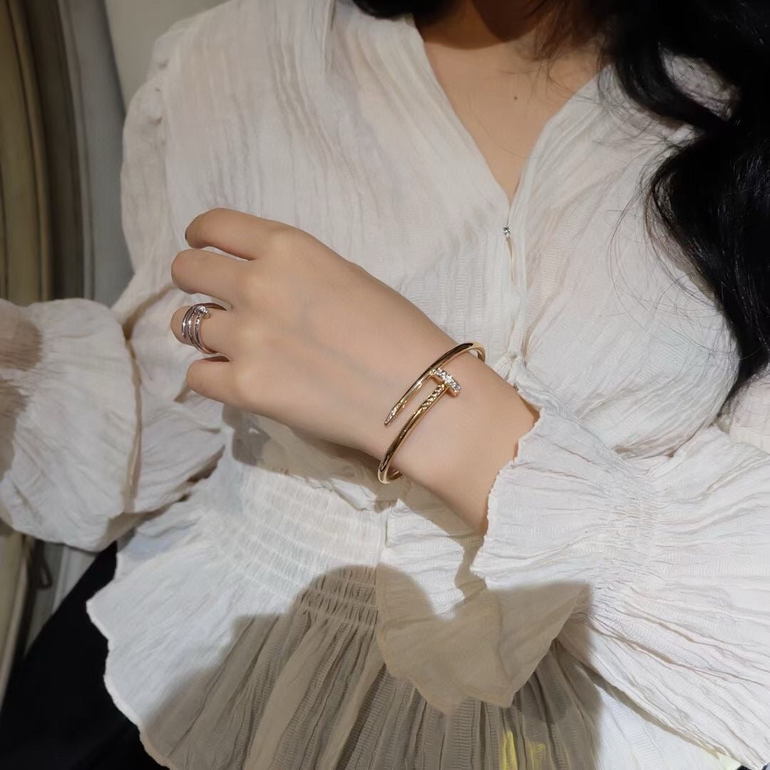 [Charm Aries Jewelry]JUSTE BRACELET 3.5MM DIAMONDS