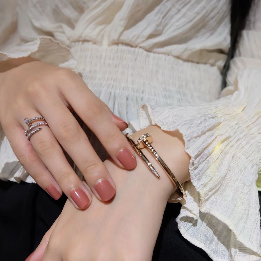 [Charm Aries Jewelry]JUSTE BRACELET 3.5MM DIAMONDS