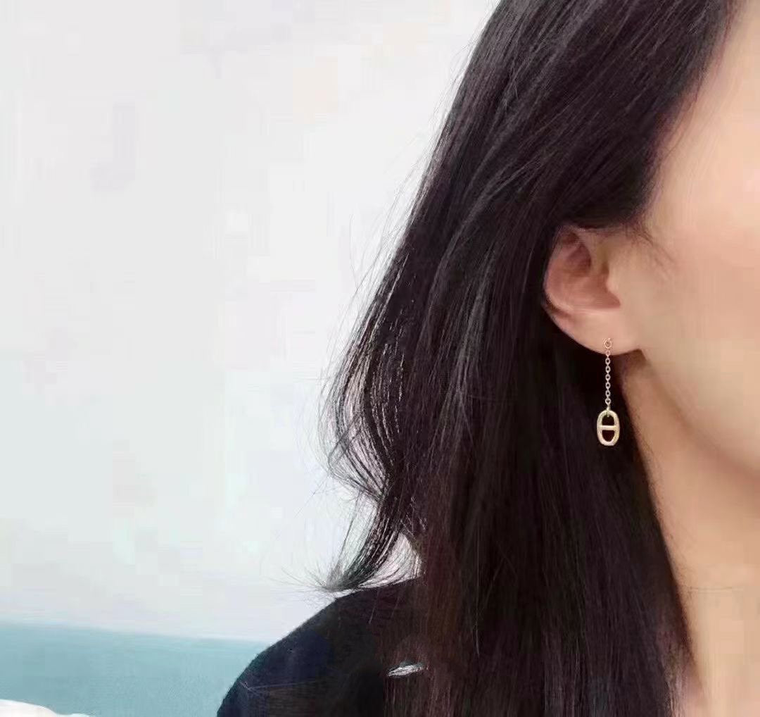 [Charm Aries Jewelry]CHAINE TASSEL EARRINGS