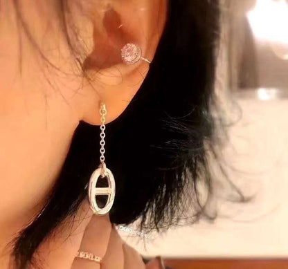 [Charm Aries Jewelry]CHAINE TASSEL EARRINGS