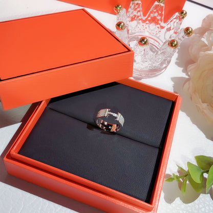 [Charm Aries Jewelry]H RING FULL DIAMOND
