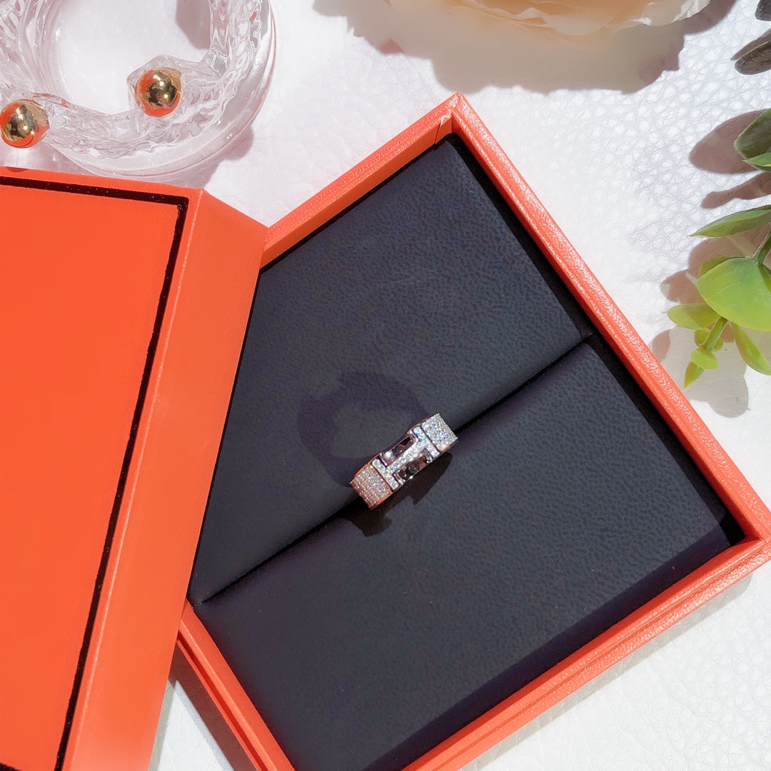 [Charm Aries Jewelry]H RING FULL DIAMOND