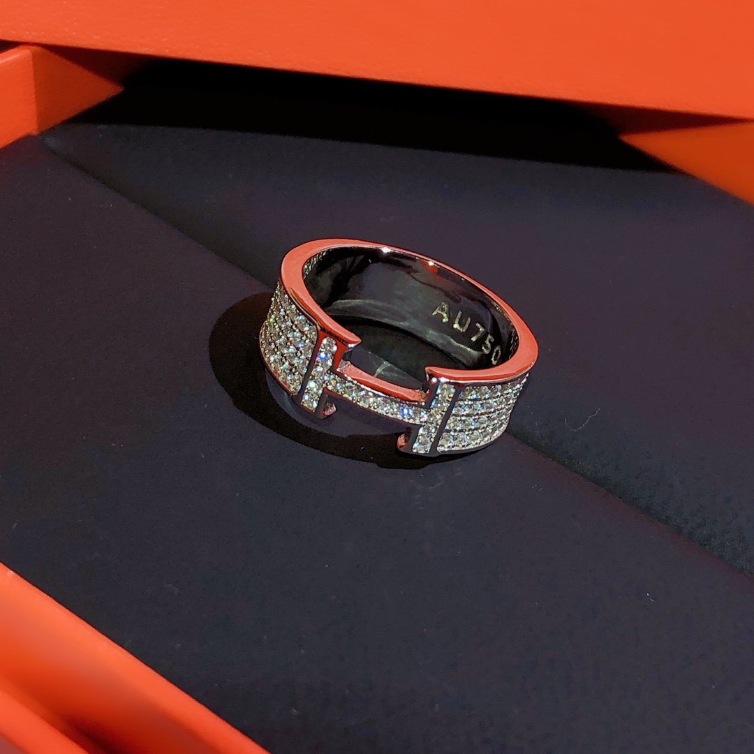 [Charm Aries Jewelry]H RING FULL DIAMOND