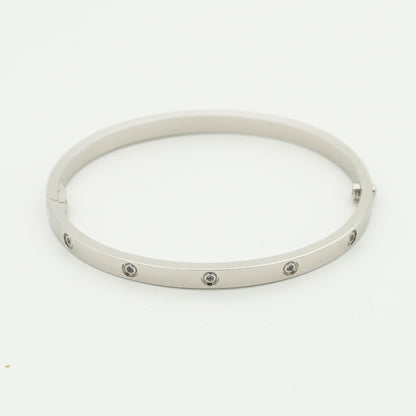 [Charm Aries Jewelry]LOVE BRACELET 3.65MM 10 DIAMONDS