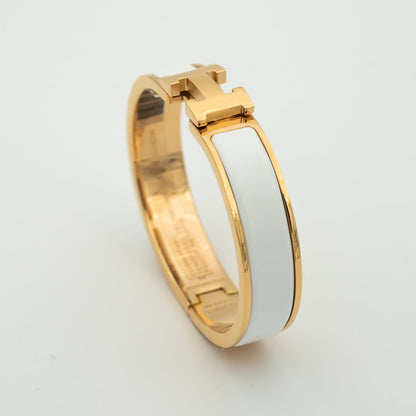 [Charm Aries Jewelry]H WHITE BRACELET