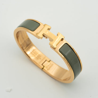 [Charm Aries Jewelry]H BRACELET BLUE GREEN 12MM