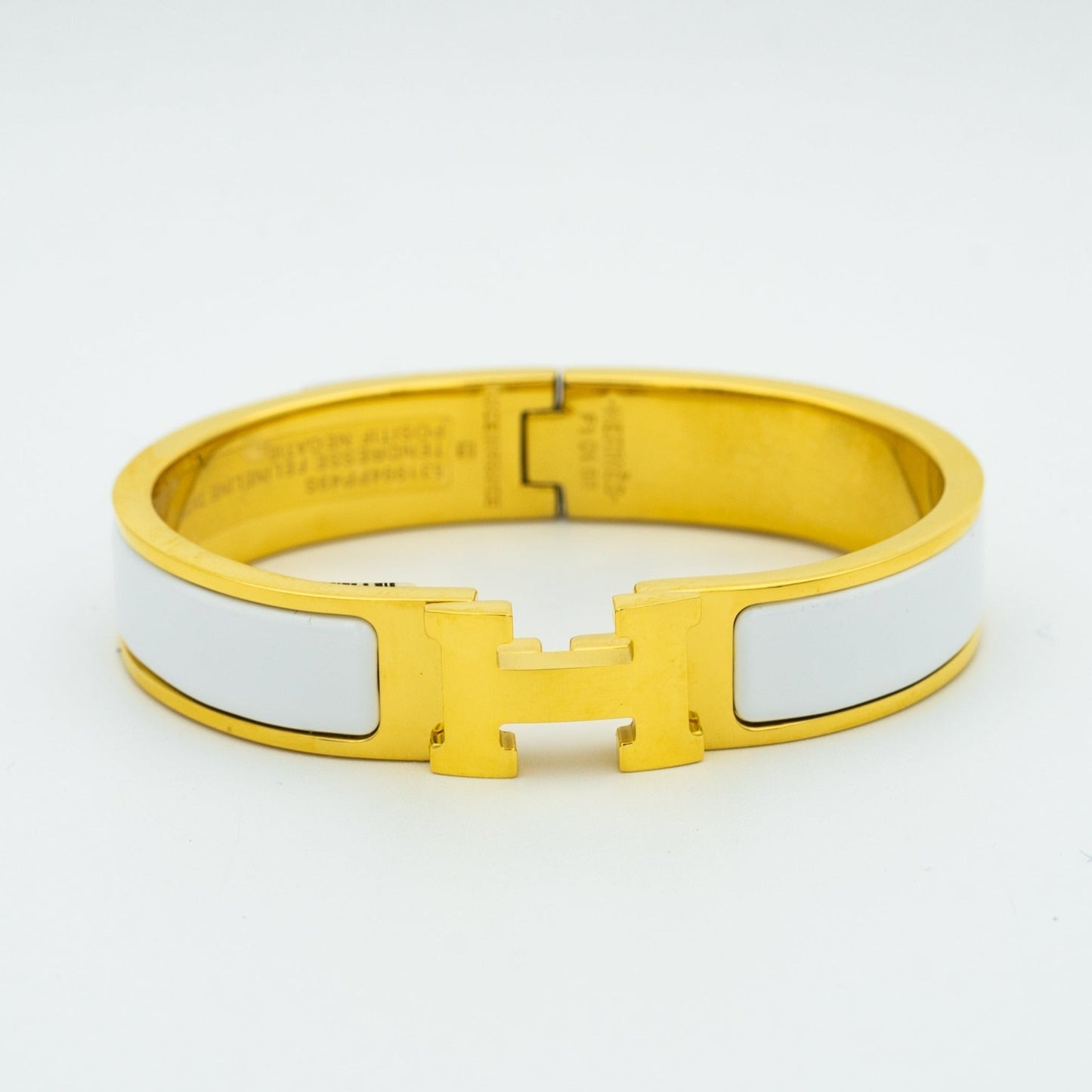 [Charm Aries Jewelry]H WHITE BRACELET