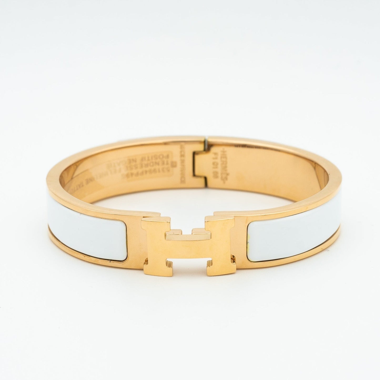 [Charm Aries Jewelry]H WHITE BRACELET