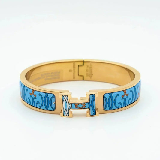 [Charm Aries Jewelry]H BRACELET BLUE MULTICOLOR