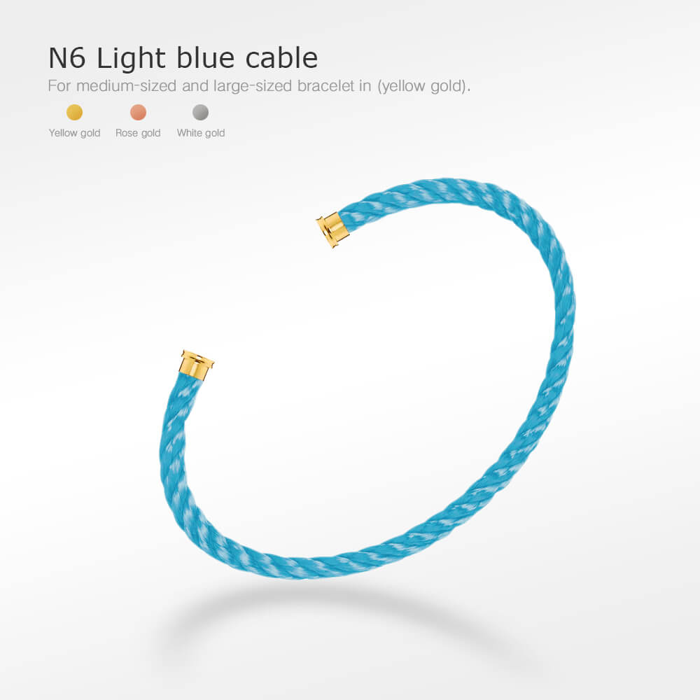 [Charm Aries Jewelry]FORCE SERIES BRACELET CABLES 50 CHOICES (DIY SELECTION)