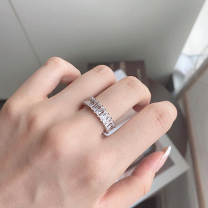 [Charm Aries Jewelry]Unique Colorful Radiant Cut RIng