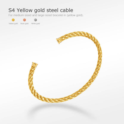 [Charm Aries Jewelry]FORCE SERIES BRACELET CABLES 50 CHOICES (DIY SELECTION)