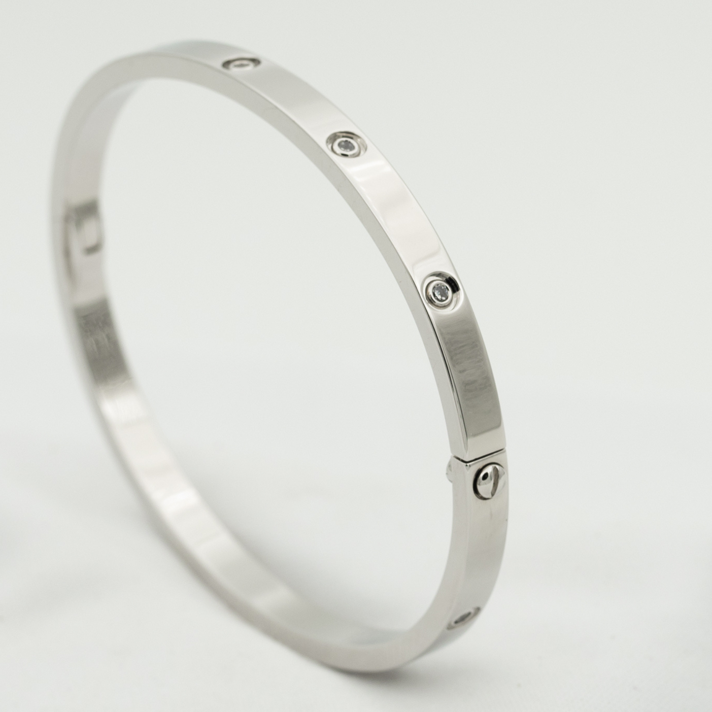 [Charm Aries Jewelry]LOVE BRACELET 3.65MM 10 DIAMONDS