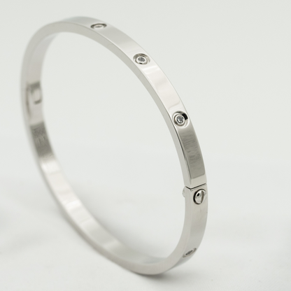 [Charm Aries Jewelry]LOVE BRACELET 3.65MM 10 DIAMONDS