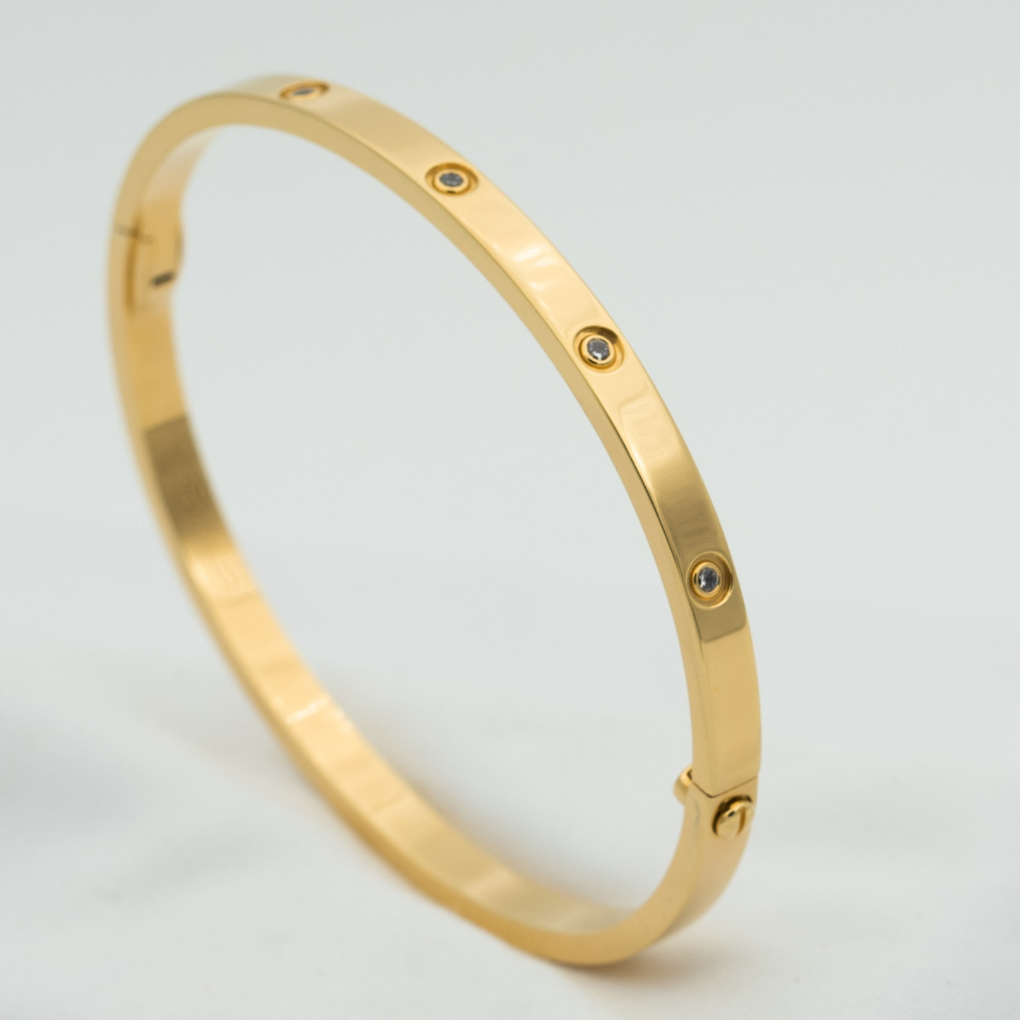 [Charm Aries Jewelry]LOVE BRACELET 3.65MM 10 DIAMONDS