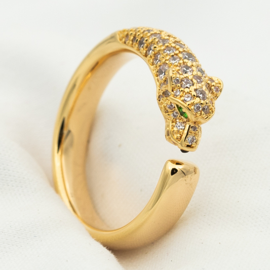 [Charm Aries Jewelry]PANTHERE RING DIAMOND 7.3MM