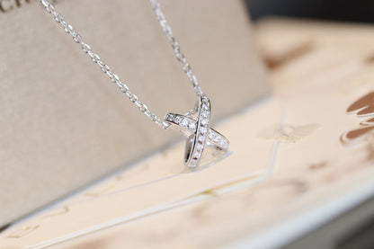 [Charm Aries Jewelry]JEUX DE DIAMOND NECKLACE