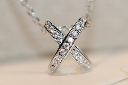 [Charm Aries Jewelry]JEUX DE DIAMOND NECKLACE