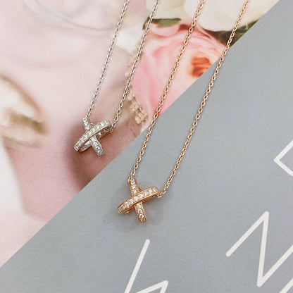 [Charm Aries Jewelry]JEUX DE DIAMOND NECKLACE