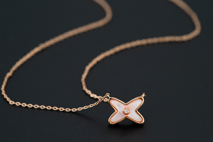 [Charm Aries Jewelry]JEUX DE NECKLACE 1 DIAMOND
