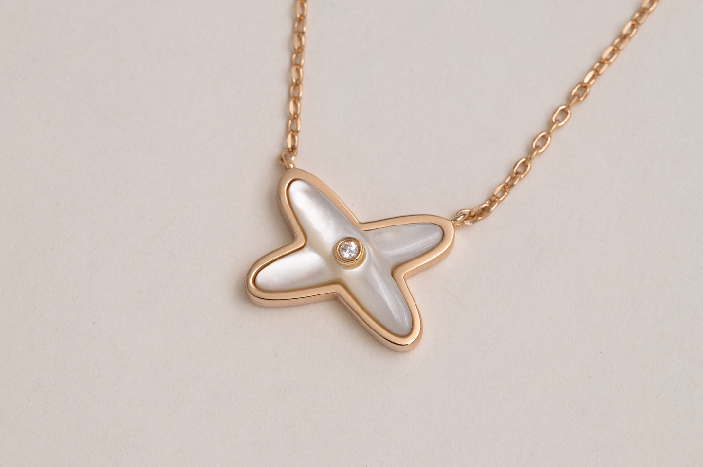 [Charm Aries Jewelry]JEUX DE NECKLACE 1 DIAMOND