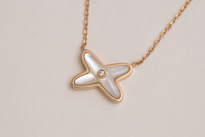 [Charm Aries Jewelry]JEUX DE NECKLACE 1 DIAMOND