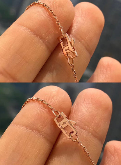 [Charm Aries Jewelry]BLOSSOM PENDANT PINK GOLD AND DIAMOND