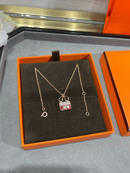 [Charm Aries Jewelry]H CIRCE MOISSANITE PENDANT NECKLACE GOLD