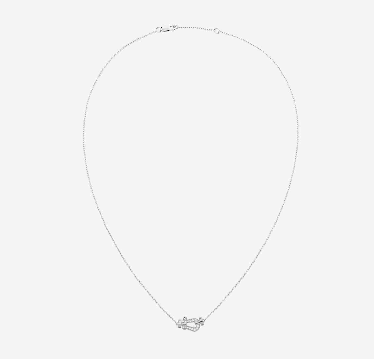 [Charm Aries Jewelry]FORCE 10 DIAMOND SILVER NECKLACE MINI MODEL