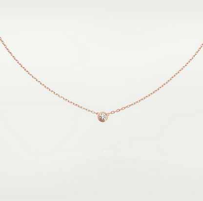 [Charm Aries Jewelry]DAMOUR DIAMOND NECKLACE