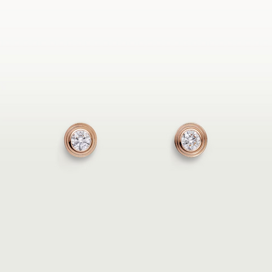 [Charm Aries Jewelry]DAMOUR DIAMOND EARRINGS