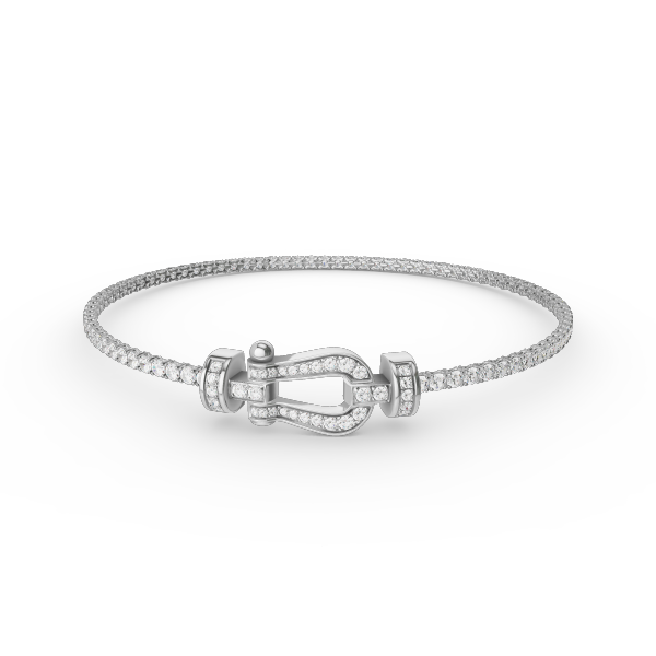 [Charm Aries Jewelry]FORCE  HORSESHOE  DIAMOND TENNIS BRACELET
