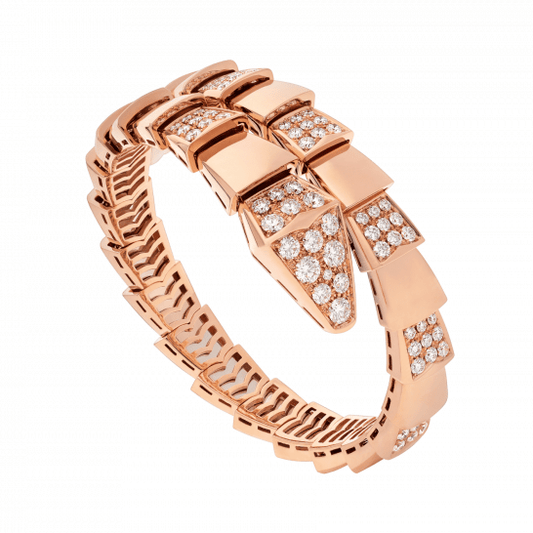 [Charm Aries Jewelry]SERPENTI BRACELET PINK GOLD DIAMOND