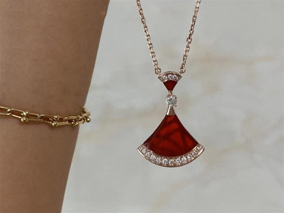 [Charm Aries Jewelry]DREAM NECKLACE CARNELIAN DIAMOND