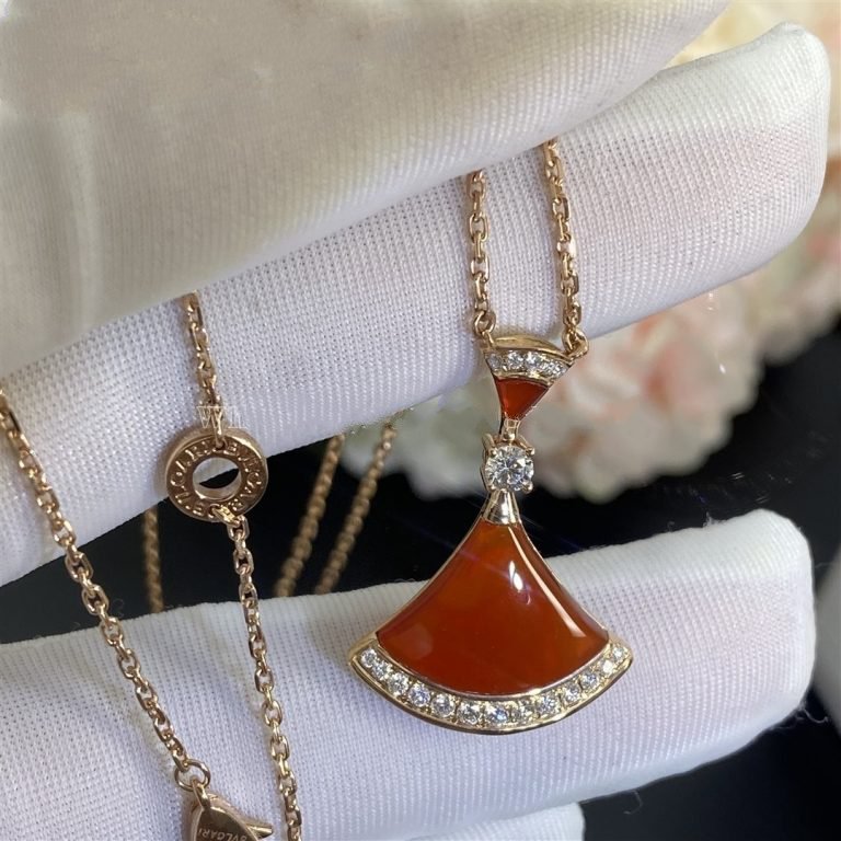 [Charm Aries Jewelry]DREAM NECKLACE CARNELIAN DIAMOND