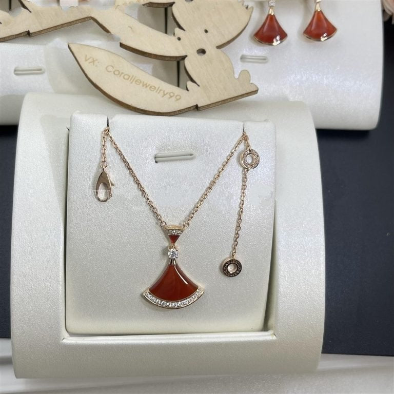 [Charm Aries Jewelry]DREAM NECKLACE CARNELIAN DIAMOND