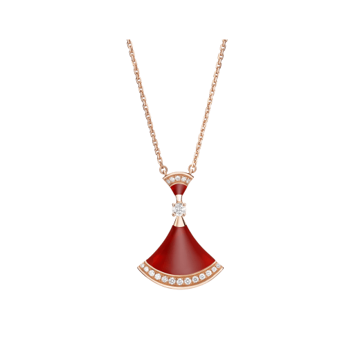 [Charm Aries Jewelry]DREAM NECKLACE CARNELIAN DIAMOND