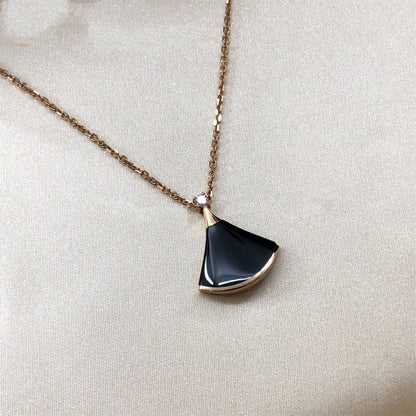[Charm Aries Jewelry]DREAM NECKLACE ONYX 1 DIAMOND