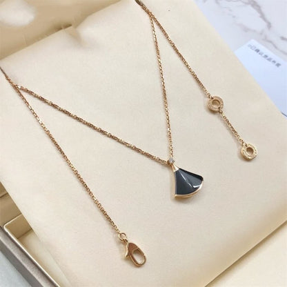 [Charm Aries Jewelry]DREAM NECKLACE ONYX 1 DIAMOND