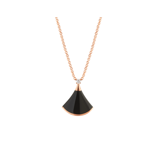 [Charm Aries Jewelry]DREAM NECKLACE ONYX 1 DIAMOND