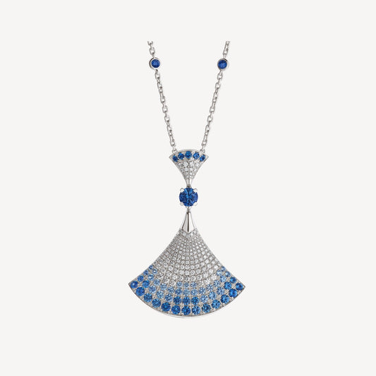 [Charm Aries Jewelry]DREAM NECKLACE AGATE SILVER DIAMOND