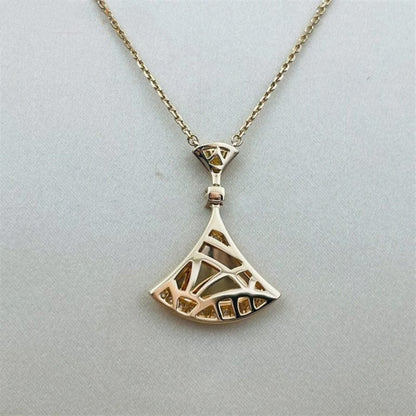 [Charm Aries Jewelry]DREAM NECKLACE PINK GOLD DIAMOND