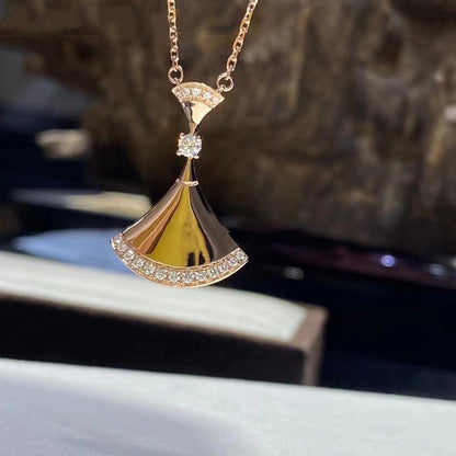 [Charm Aries Jewelry]DREAM NECKLACE PINK GOLD DIAMOND