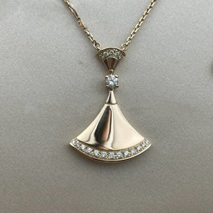 [Charm Aries Jewelry]DREAM NECKLACE PINK GOLD DIAMOND